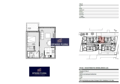 Apartamento T1 para Arrendamento em Gulpilhares e Valadares