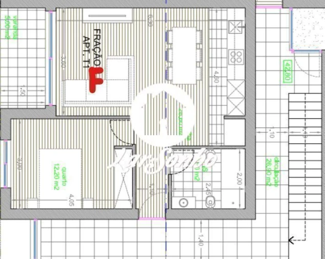 Apartamento T1 para Venda em Manhente Foto 2