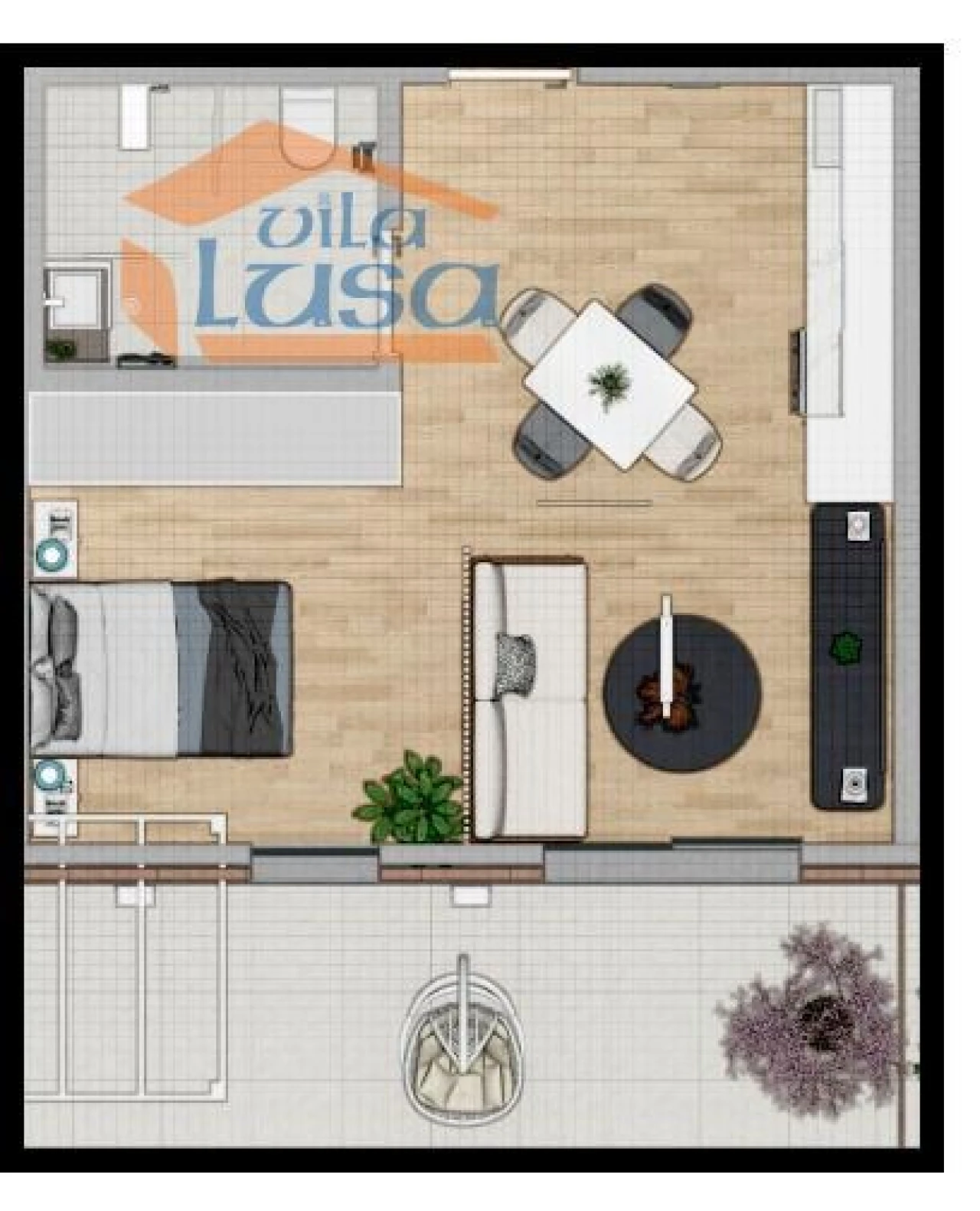 Apartamento T0 para Venda em Armação de Pera Foto 8