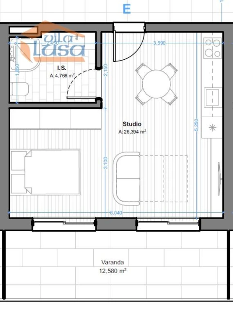 Apartamento T0 para Venda em Armação de Pera