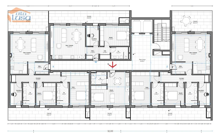 Apartamento T0 para Venda em Armação de Pera Foto 9