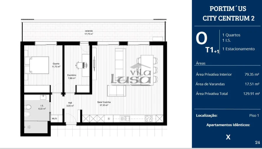 Apartamento T2 para Venda em Portimão Foto 26