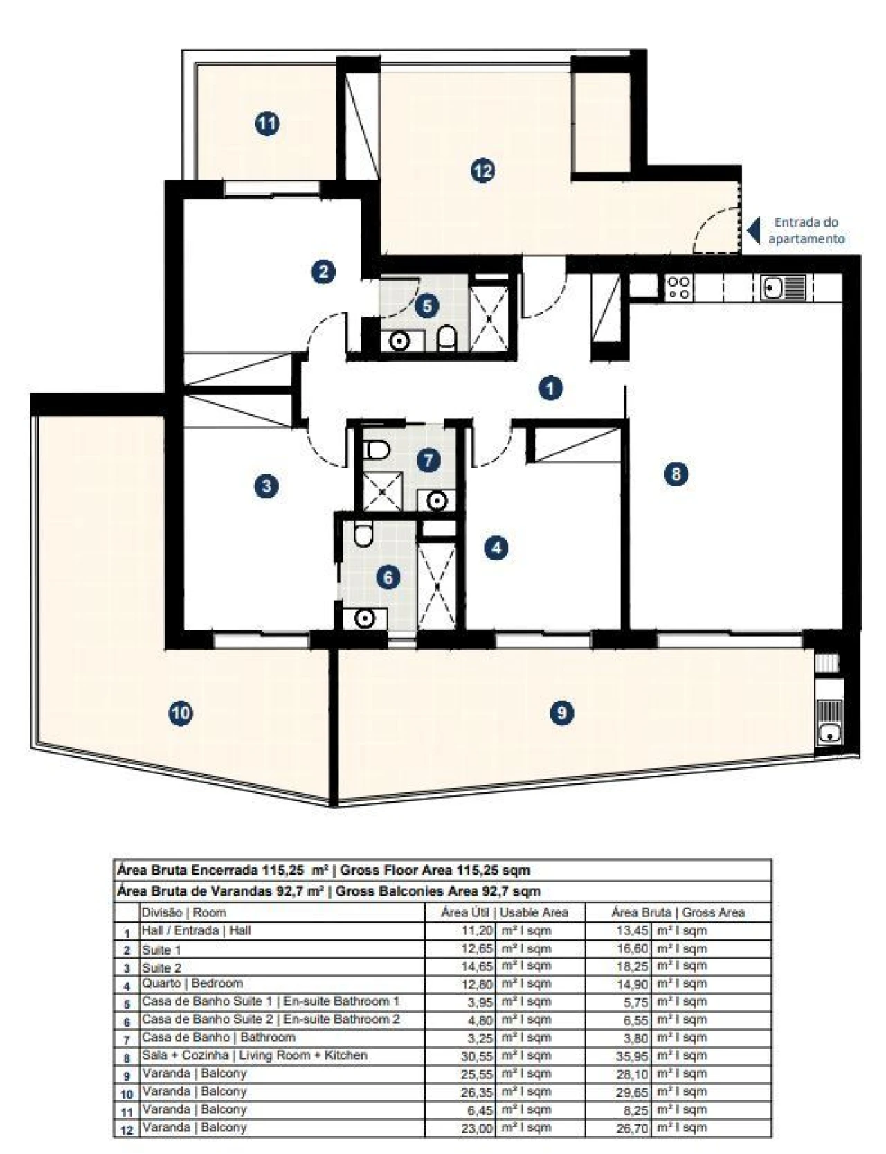 Apartamento T3 para Venda em Alvor Foto 20