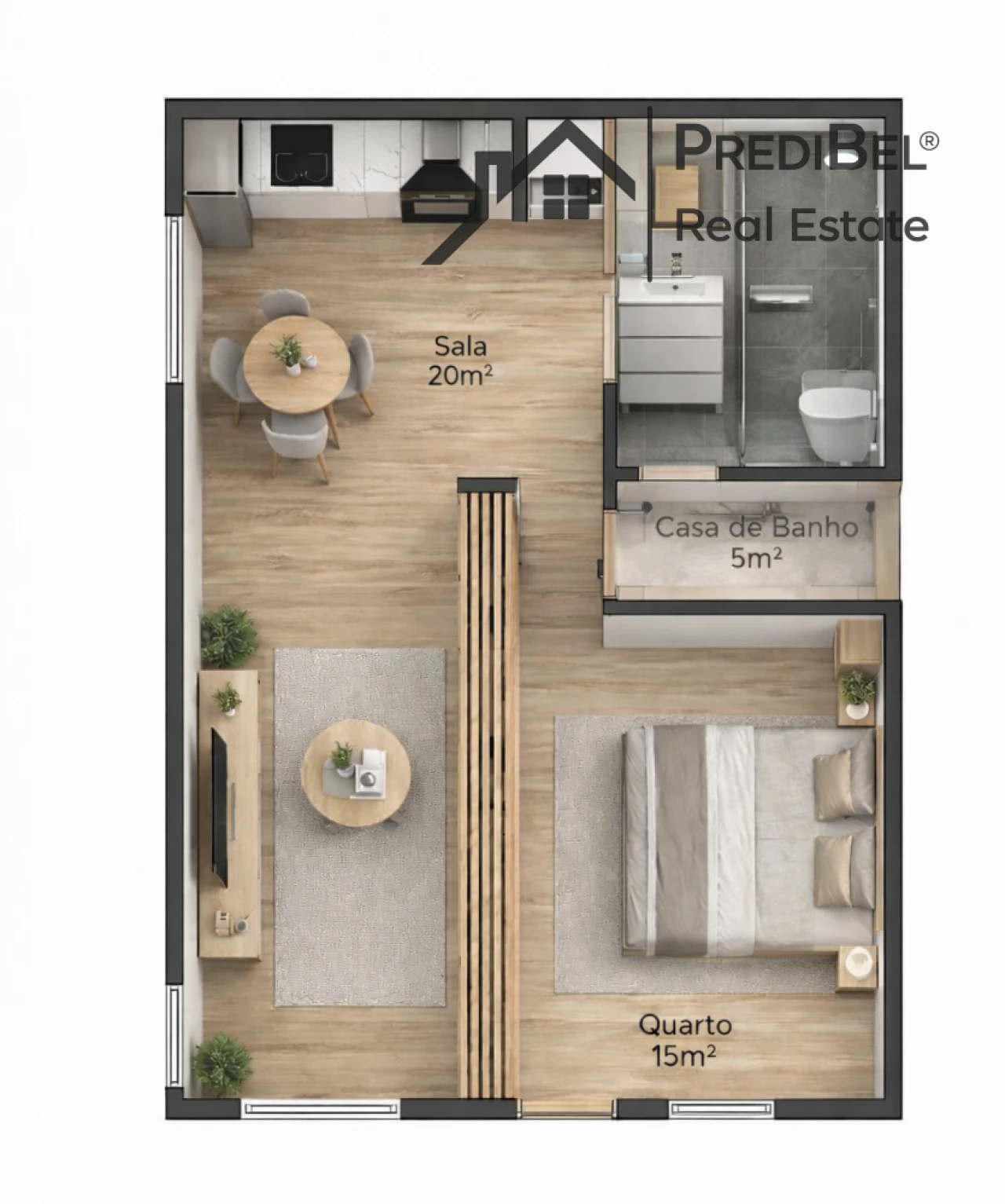 Apartamento T1 para Venda em Cacém e São Marcos Foto 33