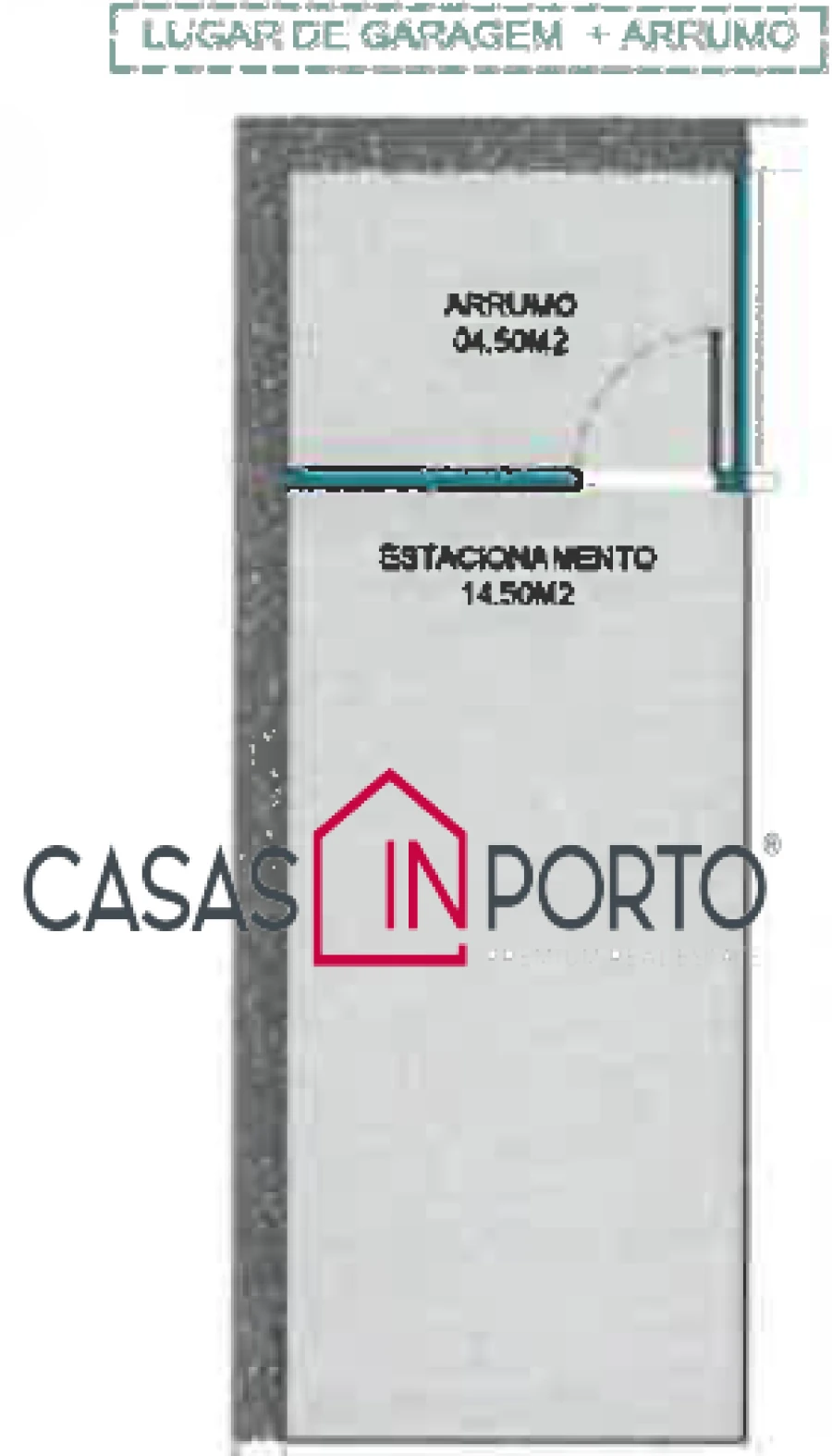 Apartamento T3 para Venda em Glória e Vera Cruz Planta 2