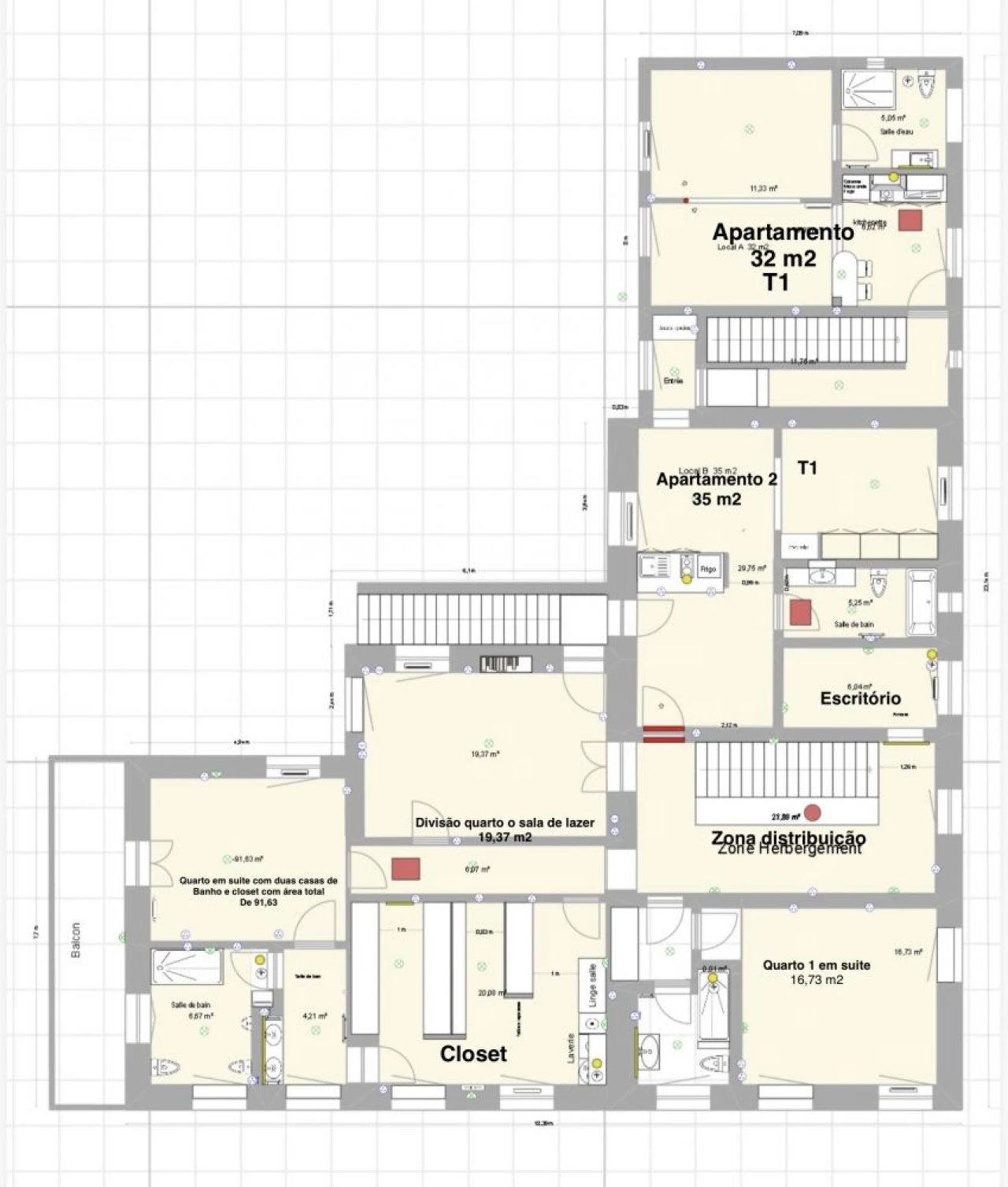 Moradia T10 para Venda em Matosinhos e Leça da Palmeira Planta 2