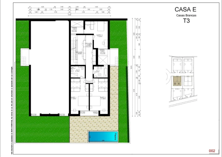 Moradia T3 para Venda em São Martinho Planta 3