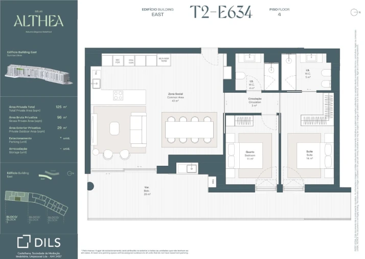 Apartamento T2 para Venda em Queluz e Belas Planta 1