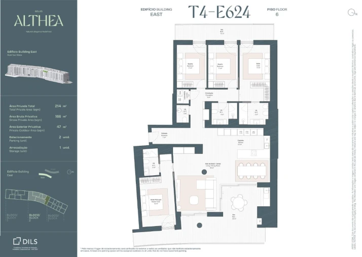 Apartamento T4 para Venda em Queluz e Belas Planta 1