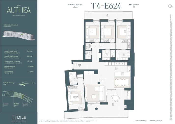 Apartamento T4 para Venda em Queluz e Belas Planta 1
