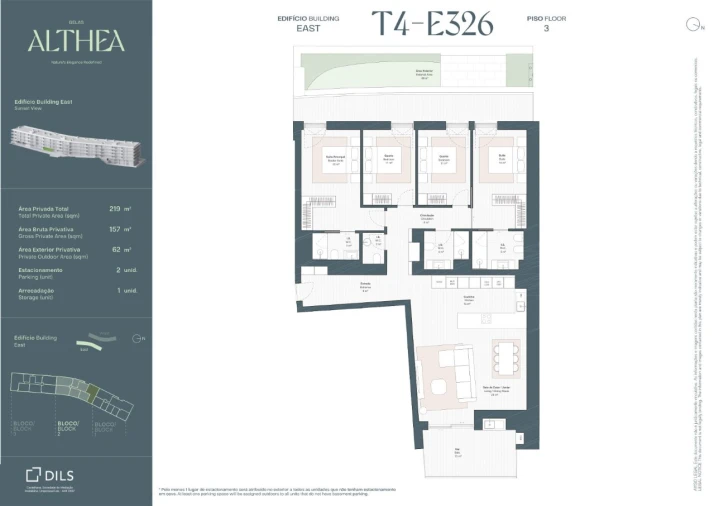 Apartamento T4 para Venda em Queluz e Belas Planta 1