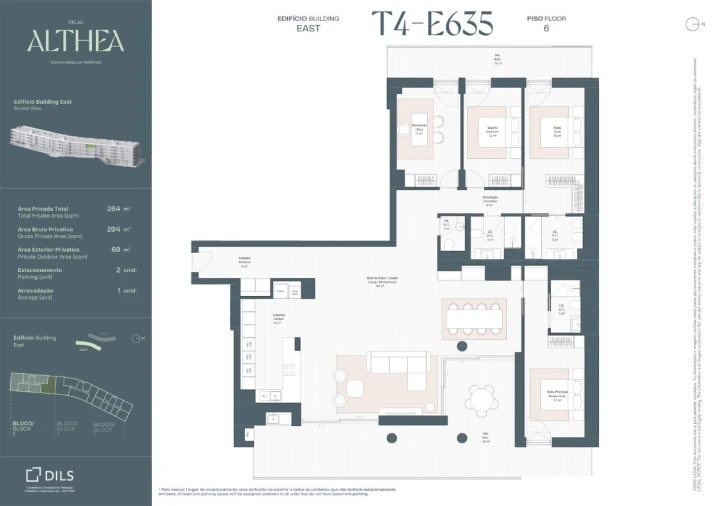Apartamento T4 para Venda em Queluz e Belas Planta 1