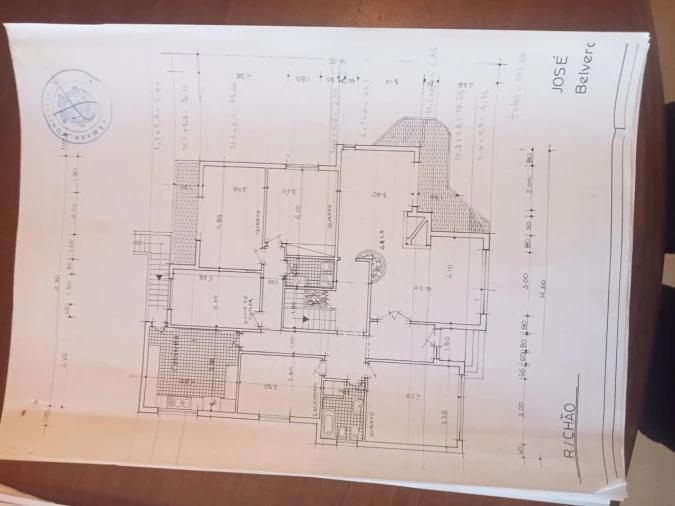 Moradia T8 para Venda em Amora Planta 1