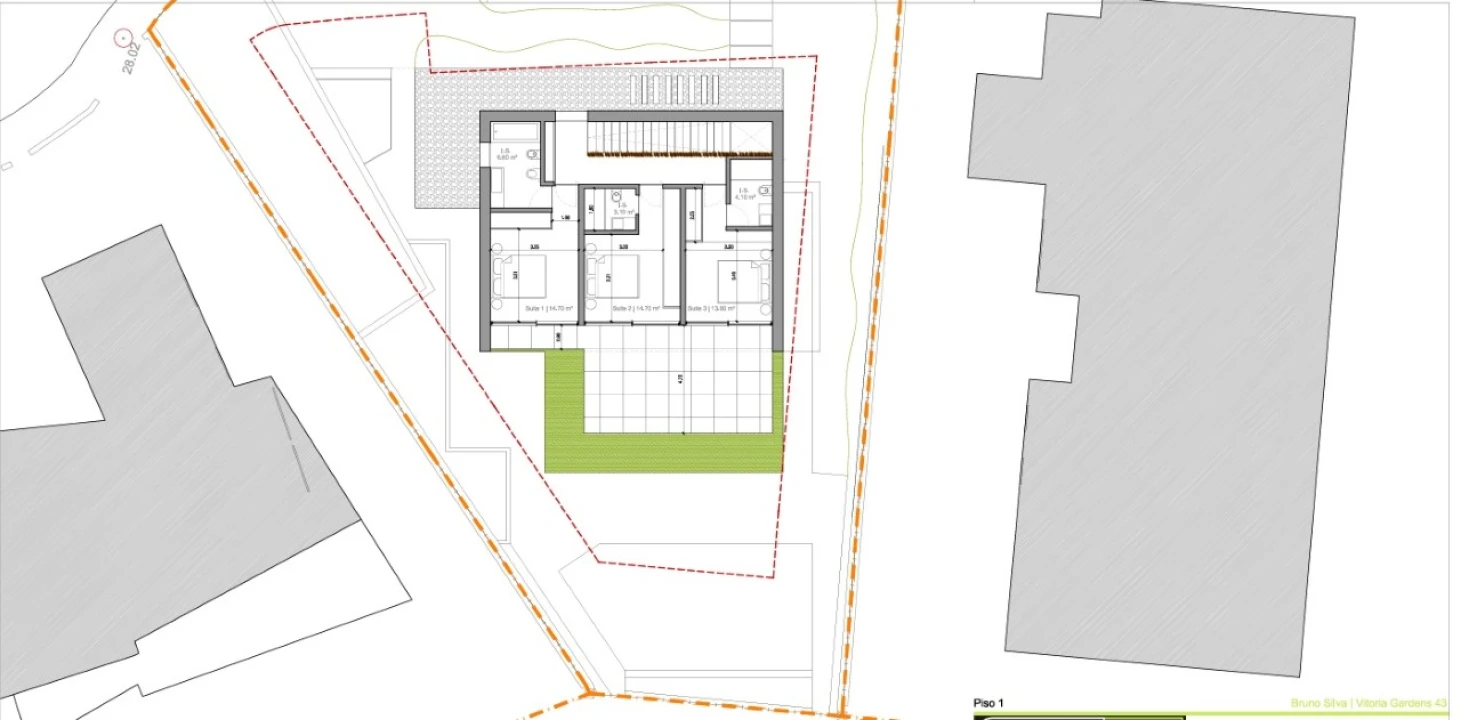 Moradia T3 para Venda em Quarteira Planta 3