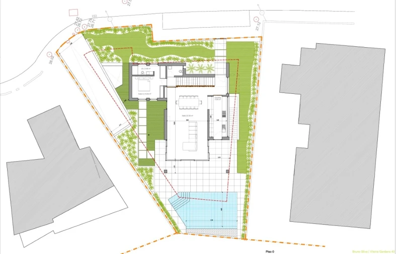 Moradia T3 para Venda em Quarteira Planta 1