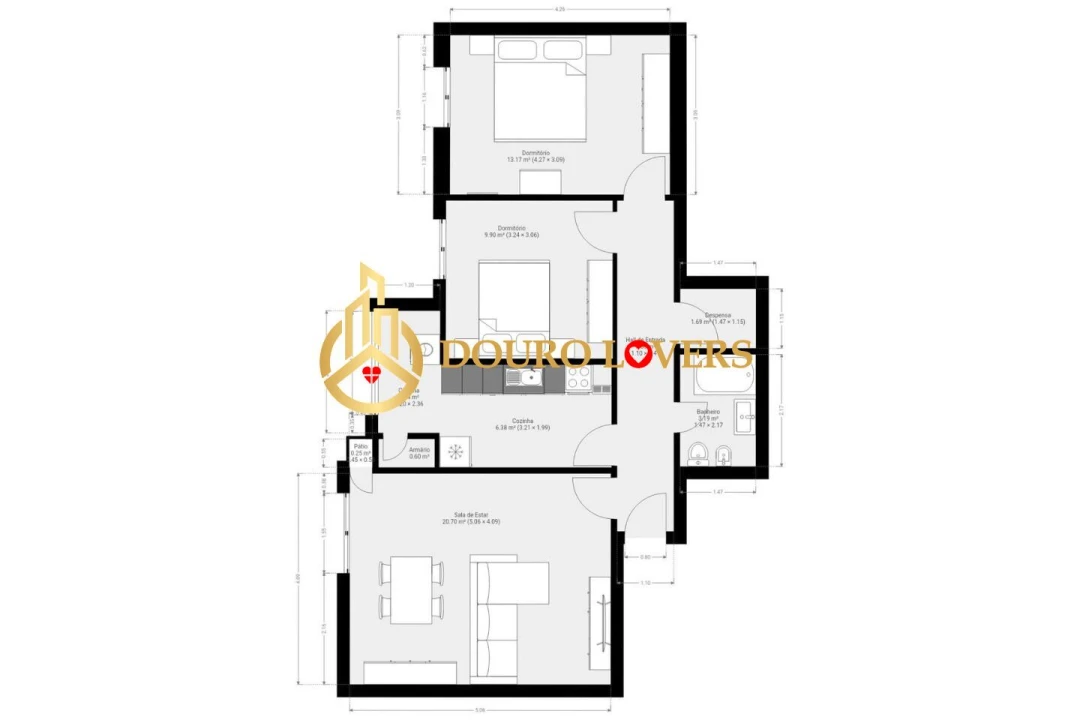 Apartamento T2 para Venda em Paranhos Foto 27