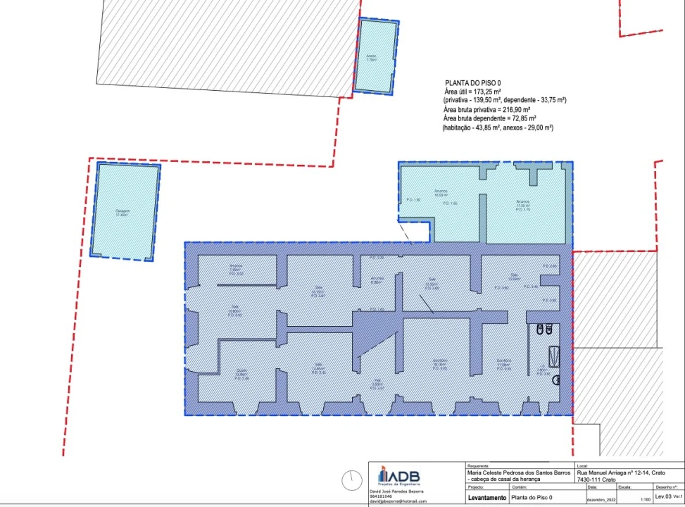 Moradia T8 para Venda em Crato e Mártires, Flor da Rosa e Vale do Peso Planta 2