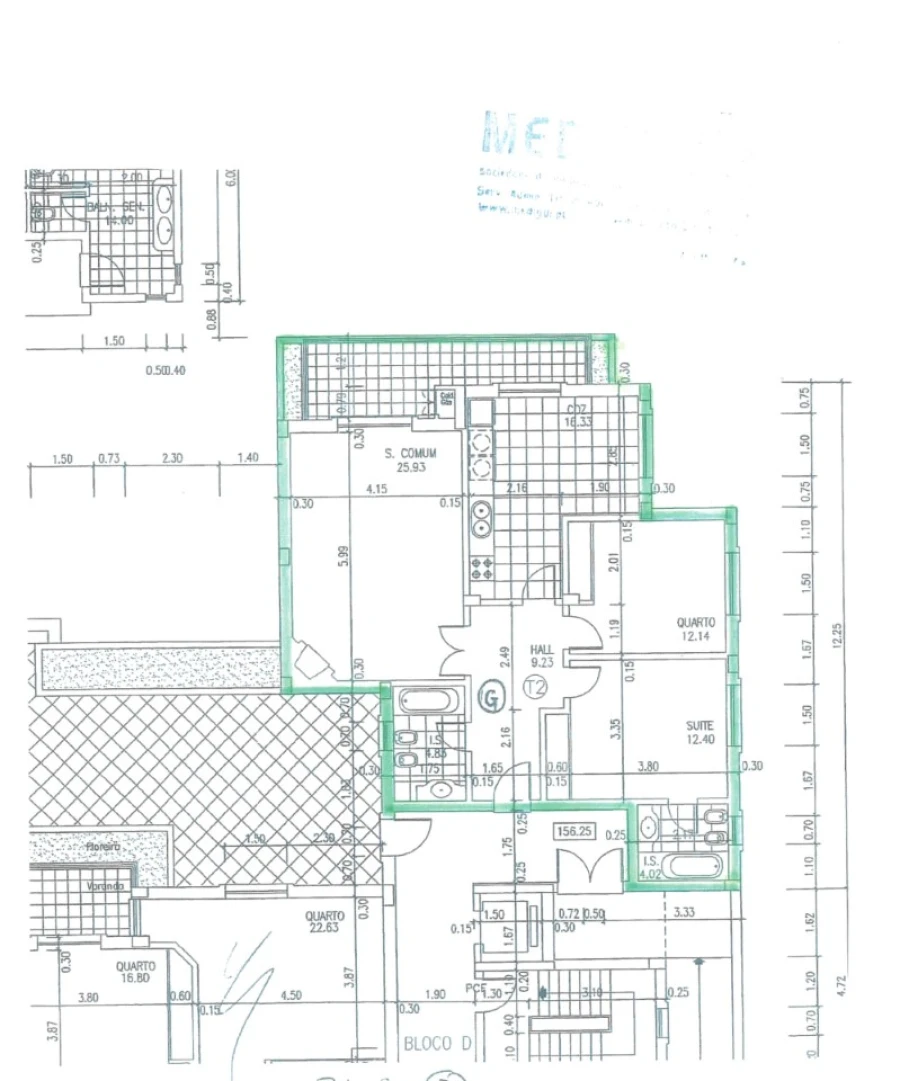 Apartamento T2 para Venda em Santa Maria e São Miguel, São Martinho, São Pedro Penaferrim Planta 1