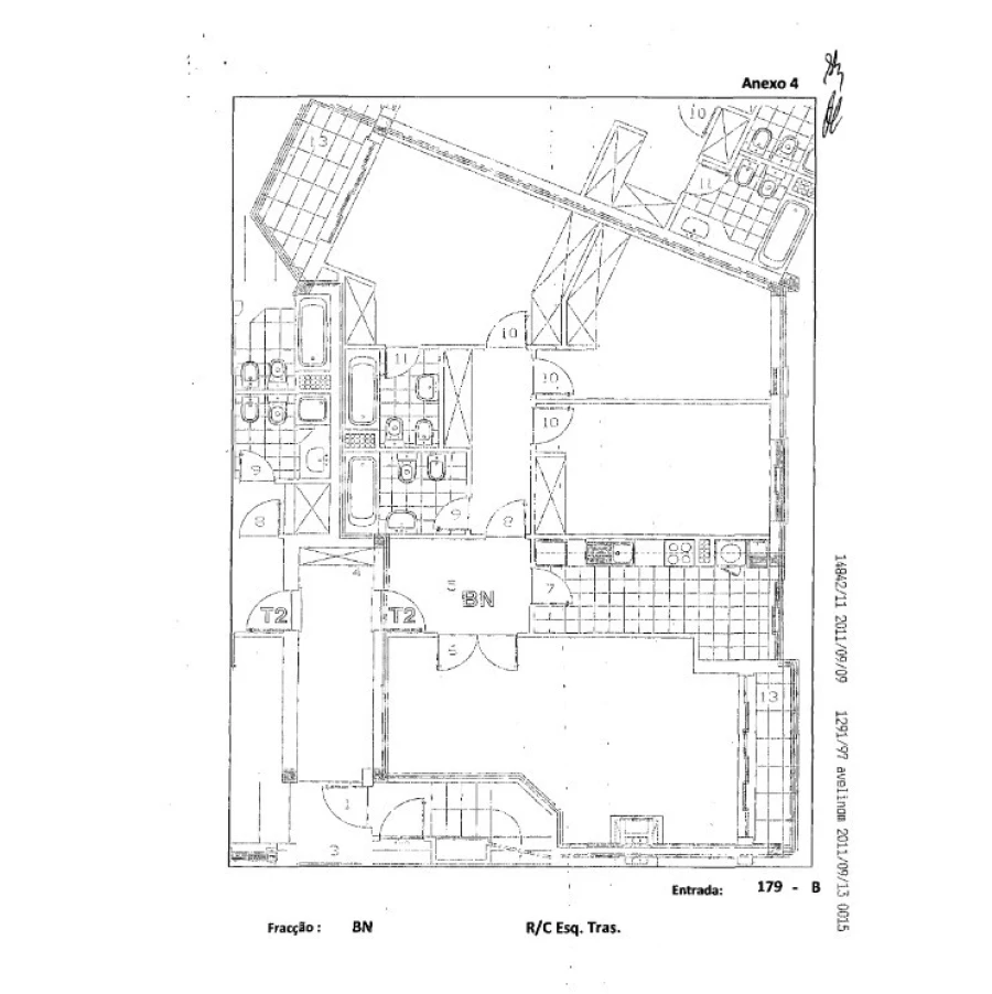 Apartamento T3 para Venda em Canelas Planta 1
