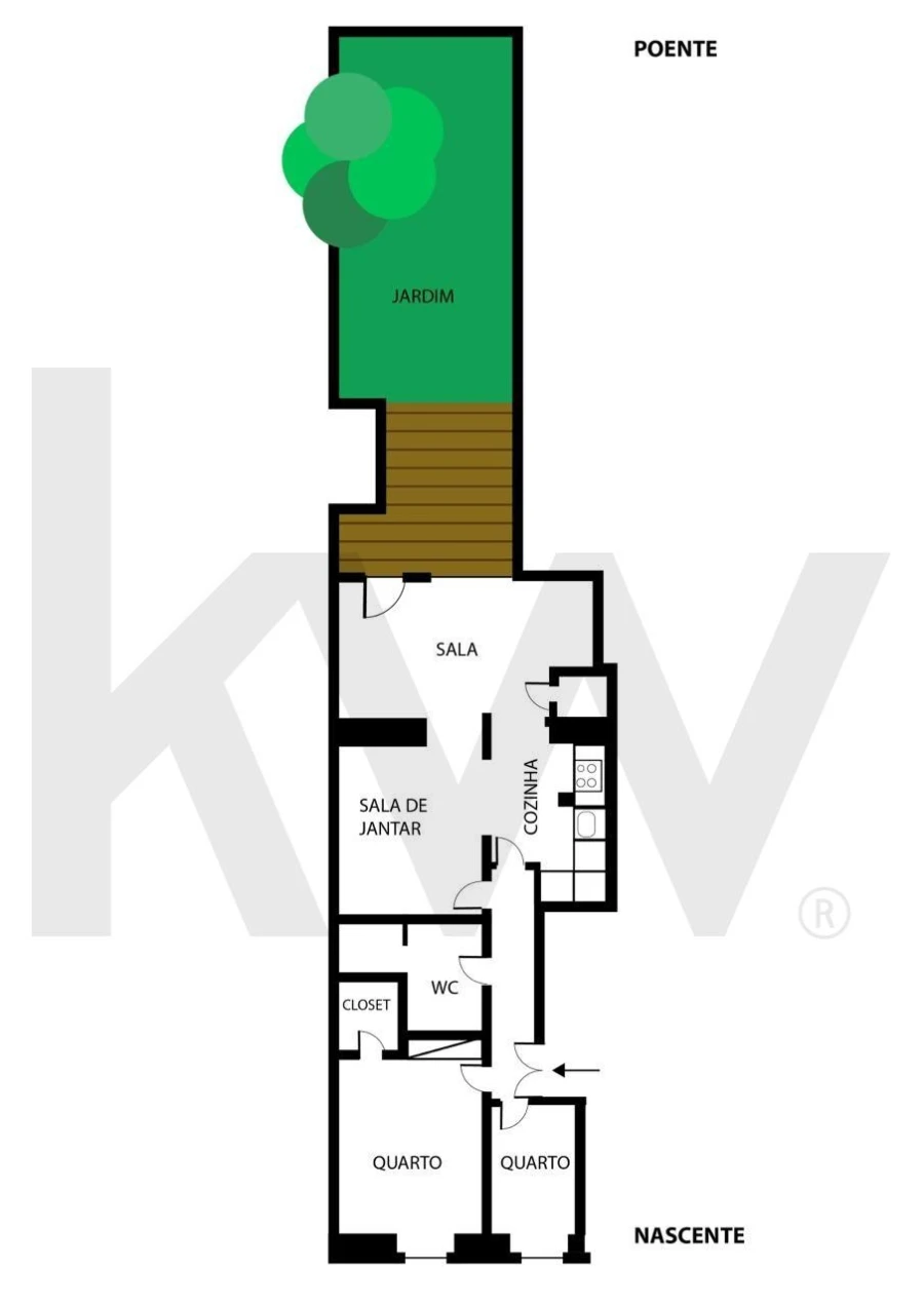 Apartamento T2 para Arrendamento em Campo de Ourique Foto 40