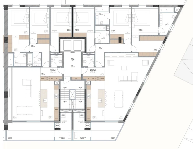 Apartamento T3 para Venda em Nogueira, Fraião e Lamaçães Planta 1
