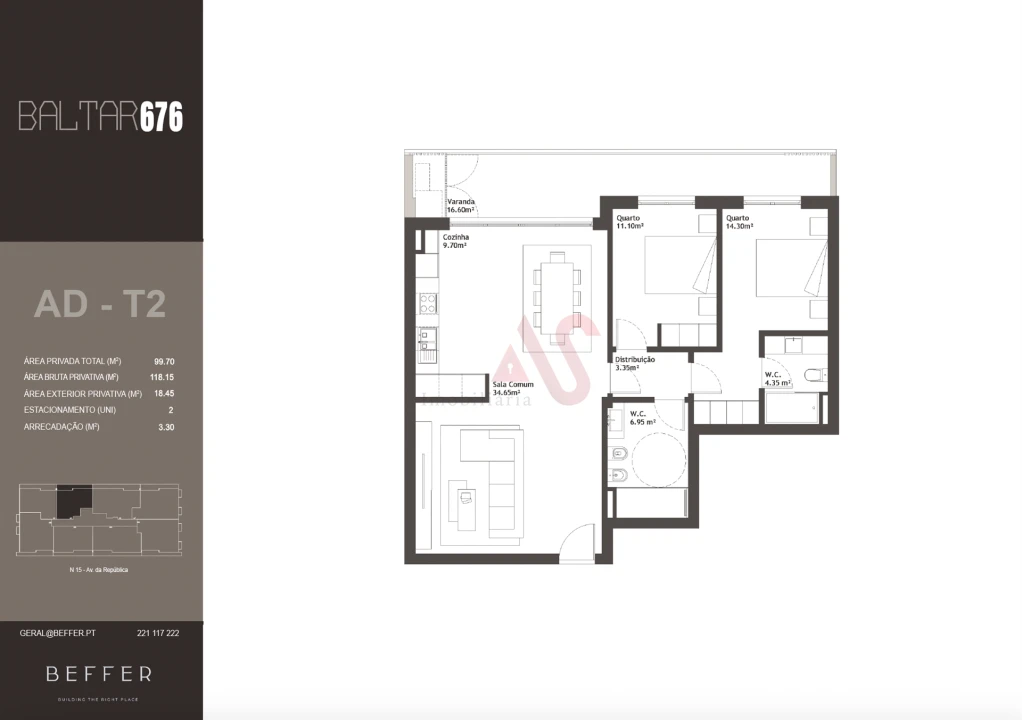 Apartamento T2 para Venda em Baltar Foto 17