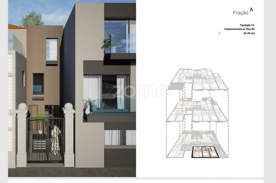 Apartamento T2 para Venda em Campanhã Planta 2