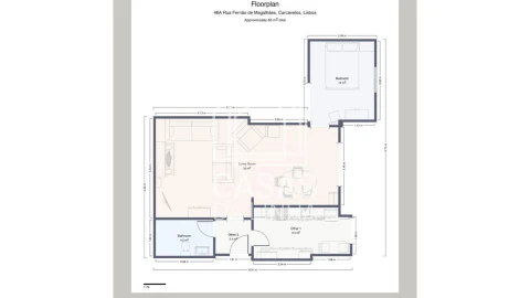 Apartamento T1 para Arrendamento em Carcavelos e Parede