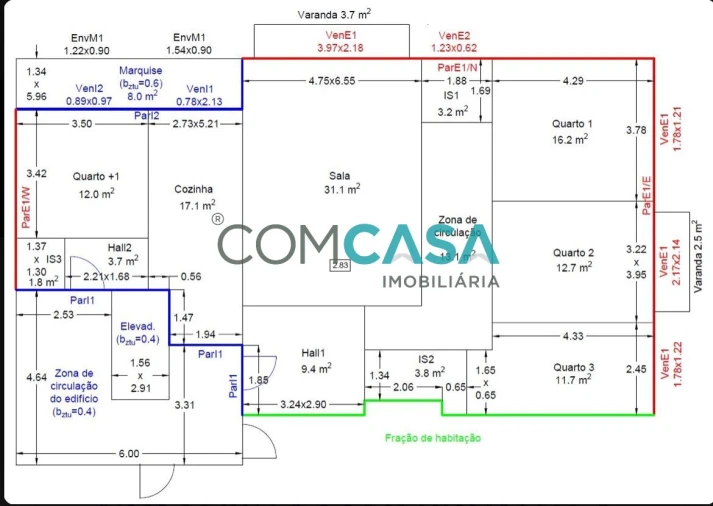Apartamento T4 para Arrendamento em Matosinhos e Leça da Palmeira Foto 53