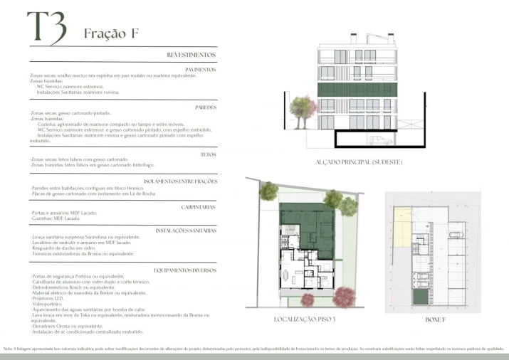 Apartamento T3 para Venda em Lordelo do Ouro e Massarelos Planta 2