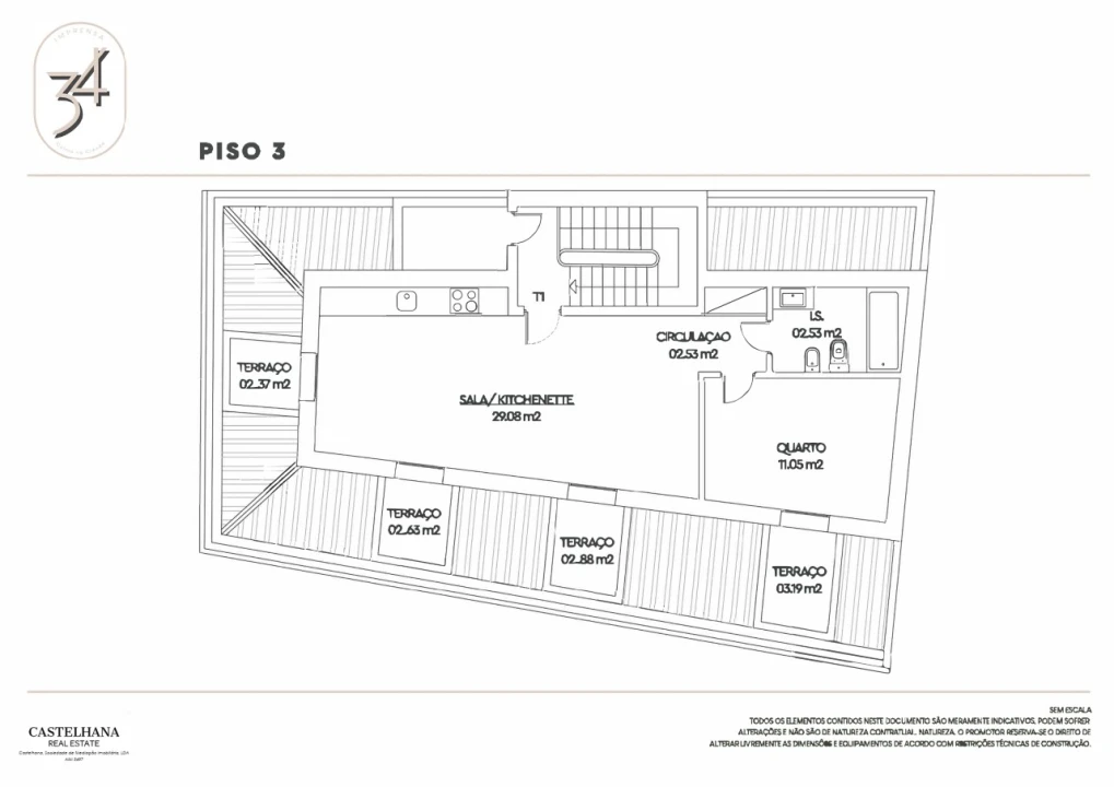 Prédio para Venda em Misericórdia Planta 7