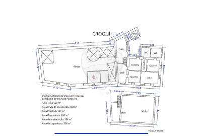 Moradia T2 para Venda em Ribafria e Pereiro de Palhacana