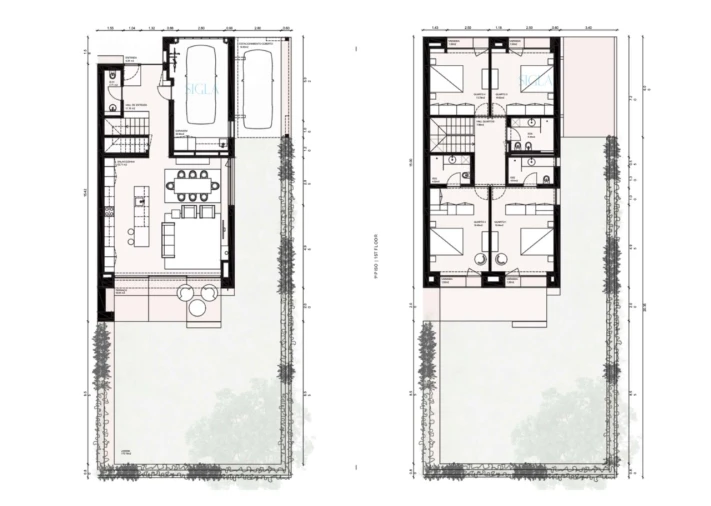 Moradia T4 para Venda em Madalena Planta 1