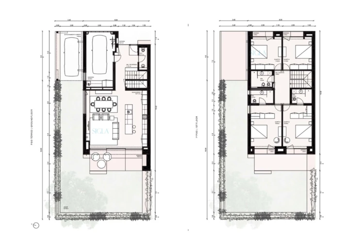 Moradia T4 para Venda em Madalena Planta 1