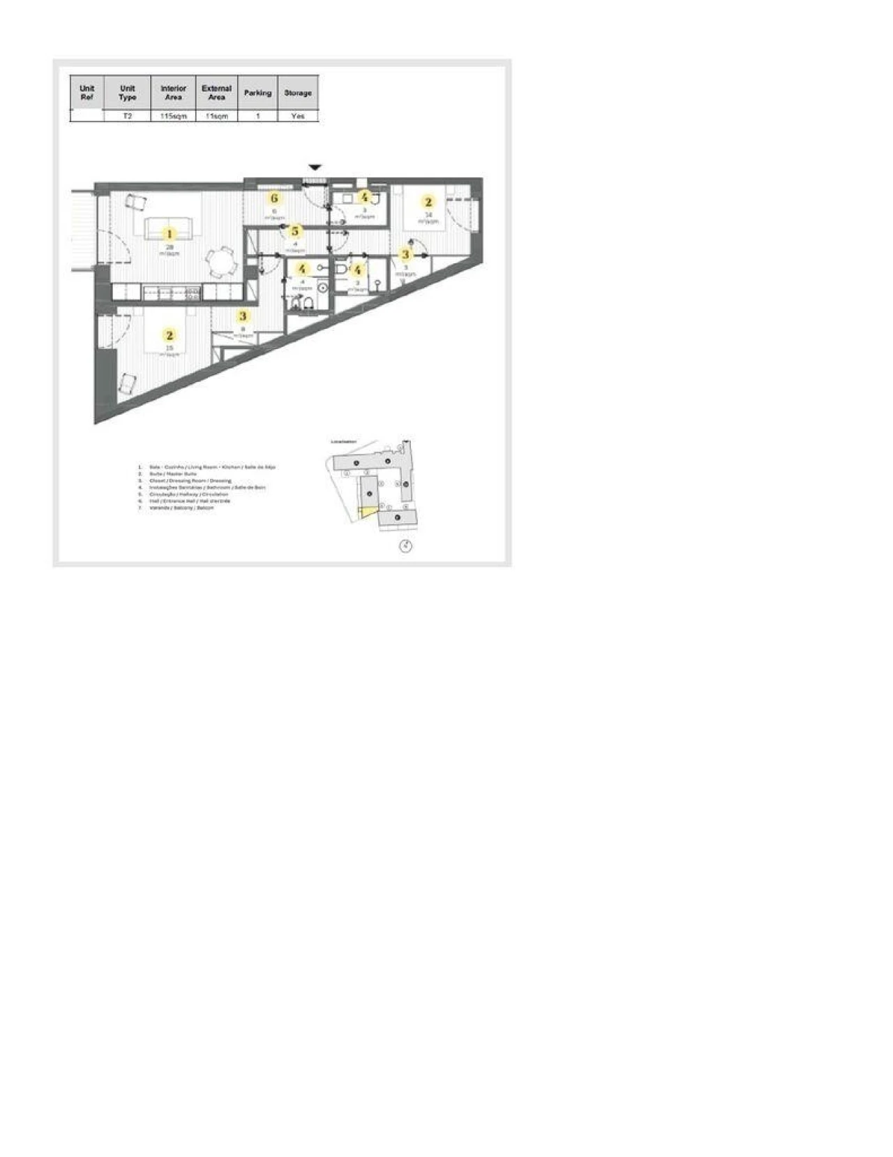 Apartamento T2 para Venda em Estrela Foto 9