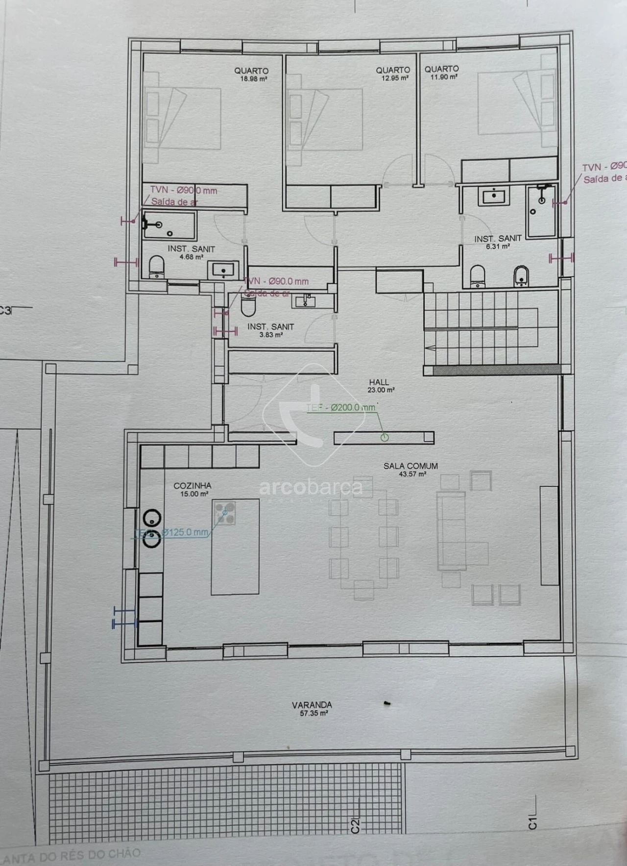 Moradia T3 para Venda em Formariz e Ferreira Foto 35