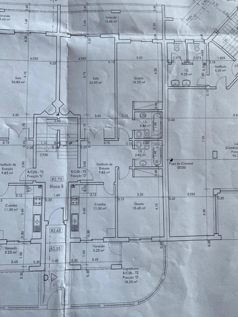 Apartamento T2 para Venda em Alcabideche Planta 1
