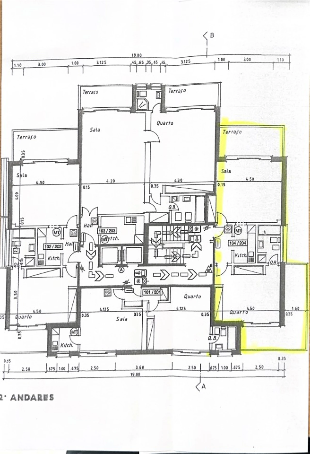 Apartamento T1 para Venda em Portimão Planta 2