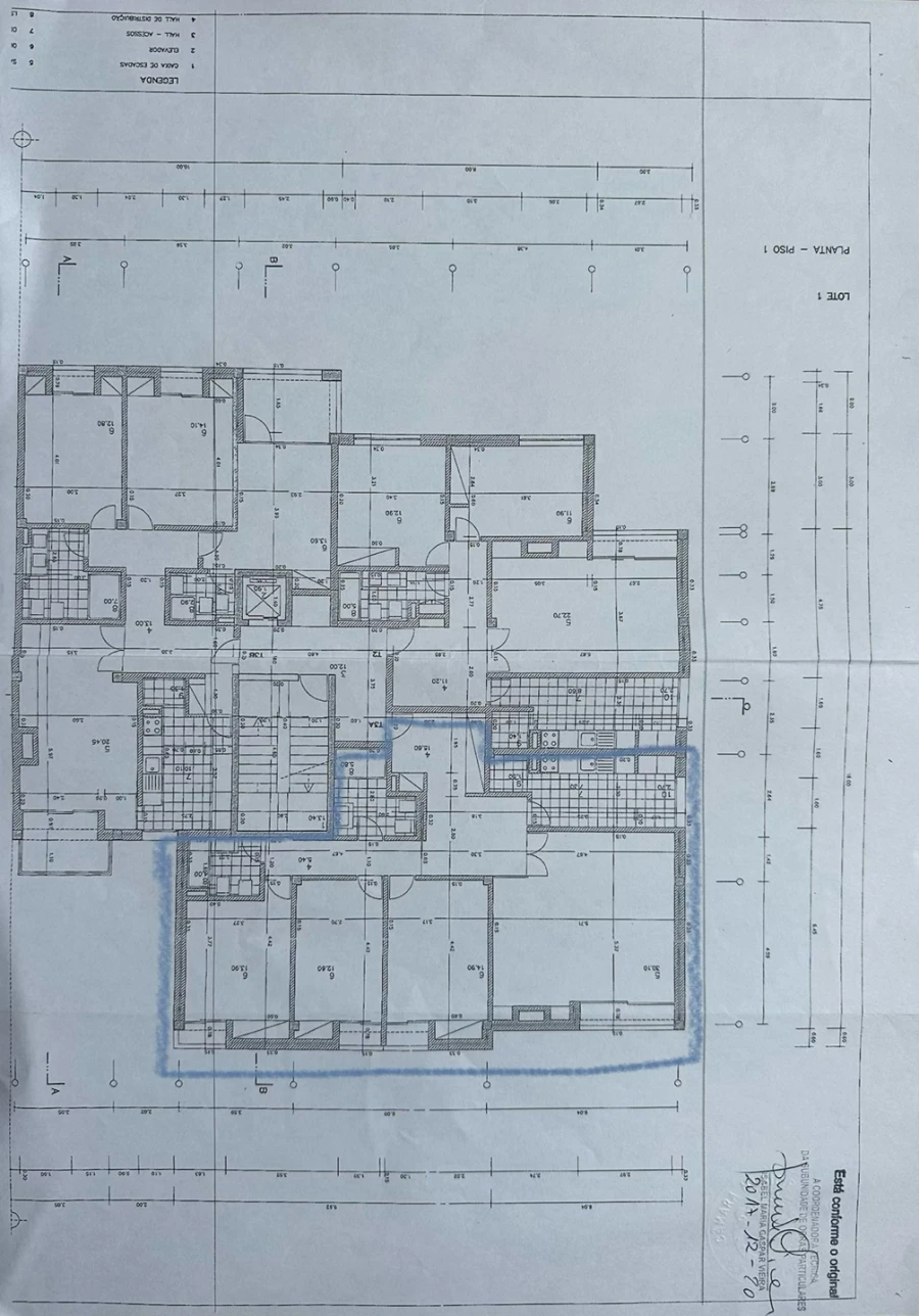 Apartamento T3 para Venda em Rio Maior Planta 1