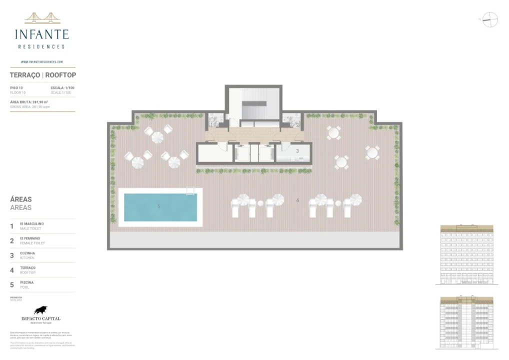 Apartamento T1 para Venda em Estrela Planta 2