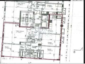 Apartamento T3 para Venda em São Domingos de Benfica