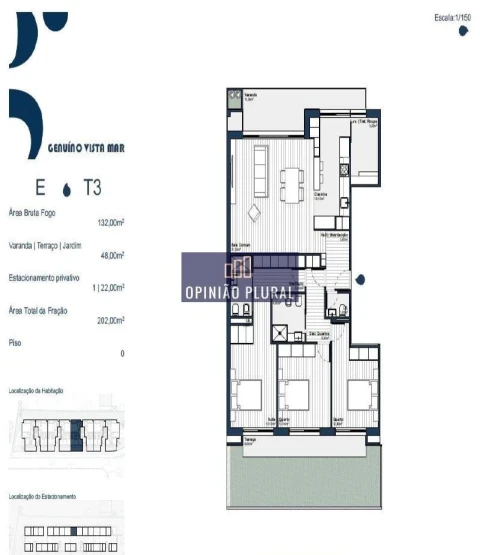 Apartamento T2 para Venda em Arcozelo