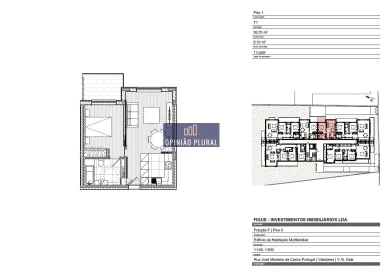 Apartamento T1 para Venda em Gulpilhares e Valadares