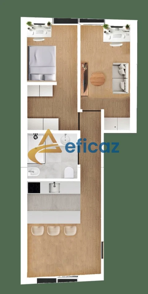 Moradia T2 para Venda em Paranhos