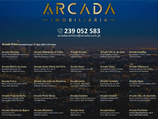 Apartamento T3 para Venda em Santa Clara e Castelo Viegas Planta 1