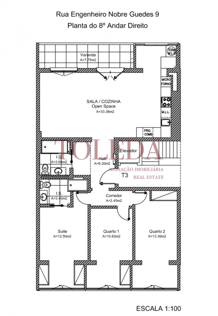 Apartamento T3 para Venda em Benfica Foto 37