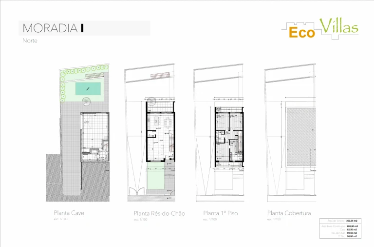 Moradia T3 para Venda em Argoncilhe Planta 1