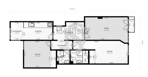 Apartamento T2 para Venda em Vila do Conde