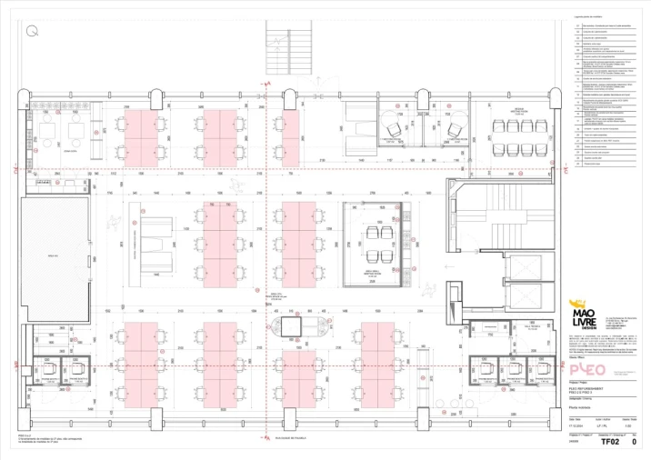 Escritório para Arrendamento em Santo António Planta 1