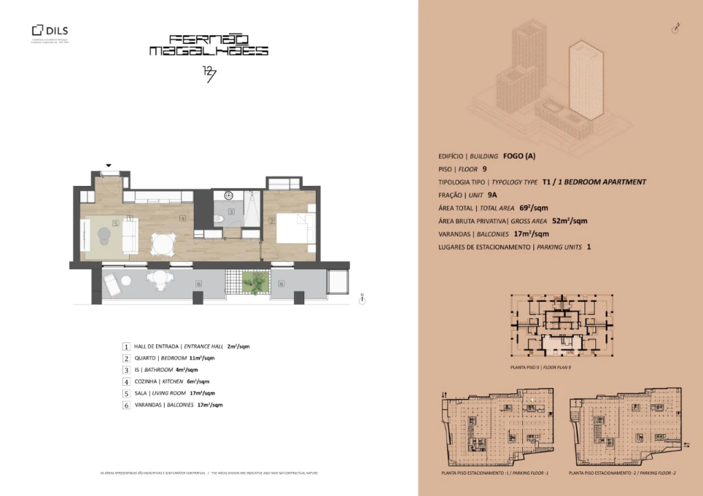 Apartamento T1 para Venda em Campanhã Foto 44